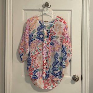 Yumi Kim Lizzie | Floral Blouse | Size Small